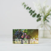 Druiven op de wijnstok | wijngaard visitekaartje (Staand voorkant)