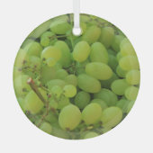 Druiven op een provinciale markt glas ornament (Voorkant)
