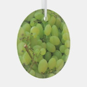 Druiven op een provinciale markt glas ornament (Voorkant Rechts)