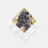 druiven op een wijnstok servet (Hoek)