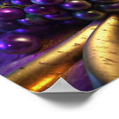 "Druiven op goud" Poster (Hoek)