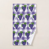 Druiven op White Violet Pset Bad Handdoek (Handdoek)