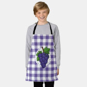 Druiven op White Violet Pset Schort (Gedragen)