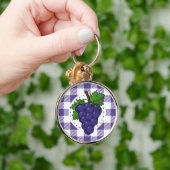 Druiven op White Violet Pset Sleutelhanger (Hand)