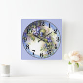 Druiven op wijn vierkante klok (Huis)