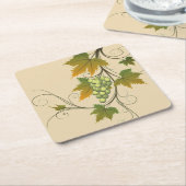 Druiven Papier Onderschotels Kartonnen Onderzetters (Schuin)