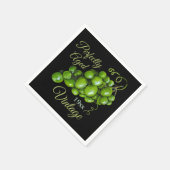 Druiven Papier servet (Hoek)