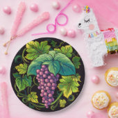 druiven papieren bordje (Feest)