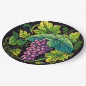 druiven papieren bordje (Gekanteld)