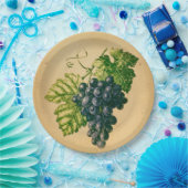 Druiven Papieren Bordje (Feest)