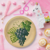 Druiven Papieren Bordje (Feest)