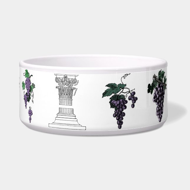 Druiven Pet Bowl Voerbakje (Voorkant)