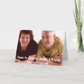 Druiven Petrich, Bulgarije Bedankkaart (Achterkant)