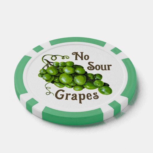 Druiven Poker Chip (Enkel)