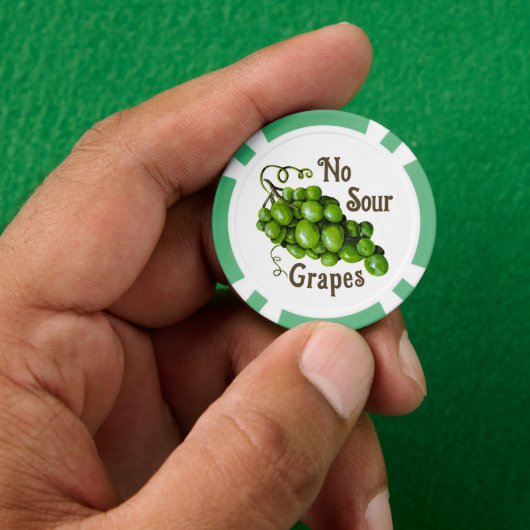 Druiven Poker Chip (Hand)