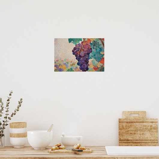 druiven poster (Keuken)