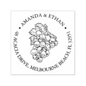  druiven | Retouradres Zelfinktende Stempel (Design)