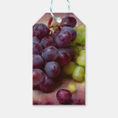 Druiven rood en groen cadeaulabel (Voorkant)