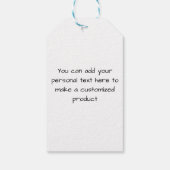 Druiven rood en groen cadeaulabel (Achterkant)