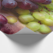 Druiven rood en groen cadeaupapier (Hoek)