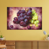 Druiven rood en groen canvas afdruk (Insitu (Woonkamer))