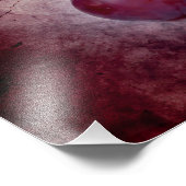 Druiven rood en groen foto afdruk (Hoek)