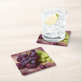 Druiven rood en groen kartonnen onderzetters (Insitu)