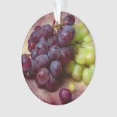 Druiven rood en groen ornament (voorkant)