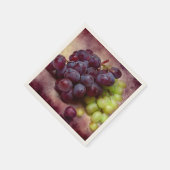 Druiven rood en groen servetten (Hoek)