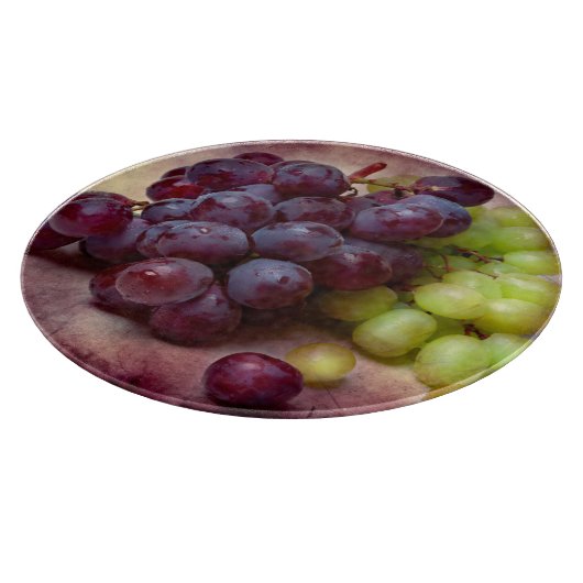 Druiven rood en groen snijplank (Hoek)