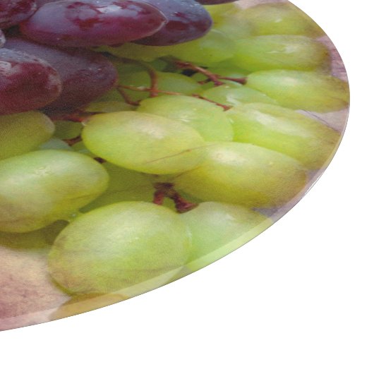 Druiven rood en groen snijplank (Hoek)