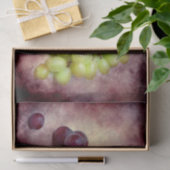 Druiven rood en groen tissuepapier (Geschenk)