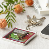 Druiven Scheiden Grappig Sleutelhanger (Zijkant)