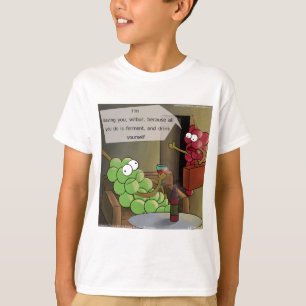 Druiven Scheiden Grappig T-shirt