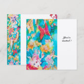 DRUIVEN SPROOKJE 2 metaalgoud Kaart (Voorkant / Achterkant)