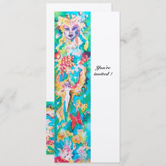 DRUIVEN SPROOKJE 4 metaalgoud Kaart (Voorkant / Achterkant)