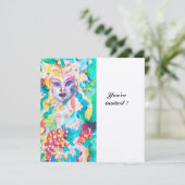 DRUIVEN SPROOKJE metallic champagne Kaart (Staand voorkant)