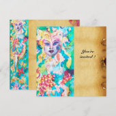 DRUIVEN SPROOKJE perkament Kaart (Voorkant / Achterkant)