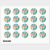 DRUIVEN SPROOKJE RONDE STICKER (Vel)