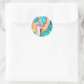 DRUIVEN SPROOKJE RONDE STICKER (Tas)