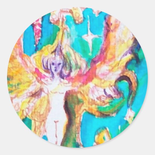 DRUIVEN SPROOKJE RONDE STICKER (Voorkant)