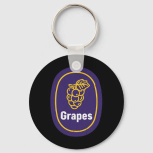 Druiven Sticker Kostuum Kinder Druiven Fruit Match Sleutelhanger
