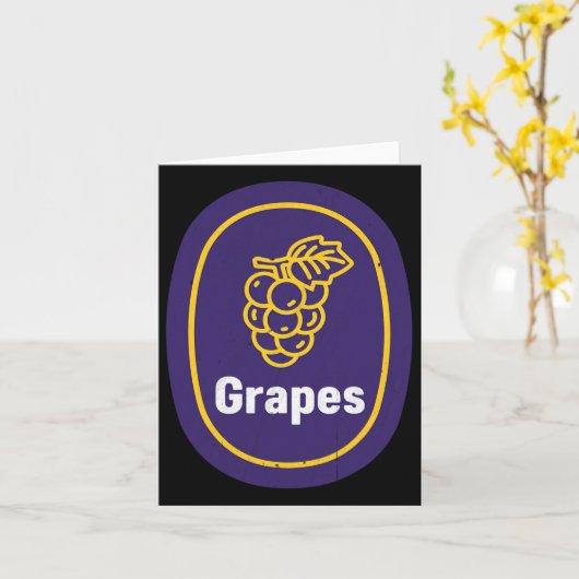 Druiven Sticker Kostuum Kinderen Druiven Fruit Pas Kaart (Gele Bloem)