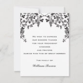 Druiven Sympathie Kaarten RSVP Kaartje (Voorkant)