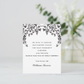 Druiven Sympathie Kaarten RSVP Kaartje (Staand voorkant)