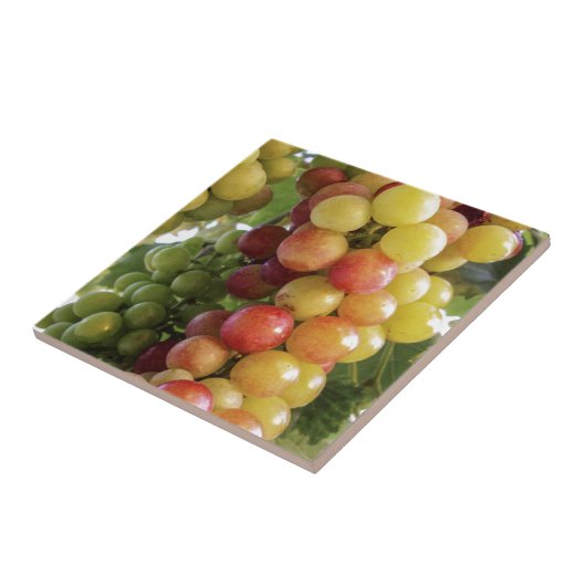 druiven tegeltje (Zijkant)