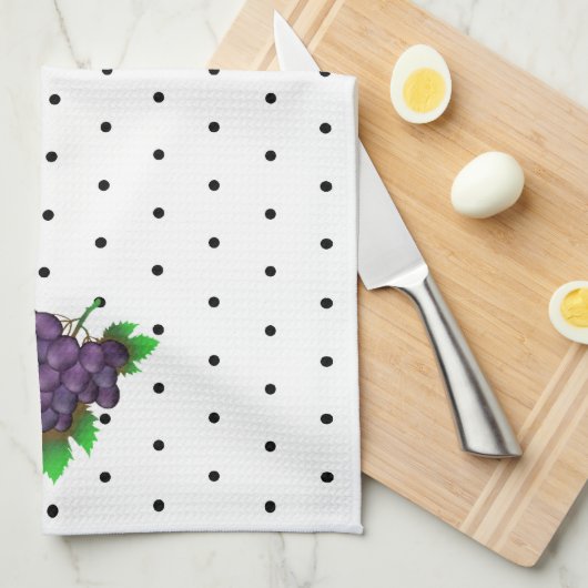 druiven theedoek (Quarter Fold)