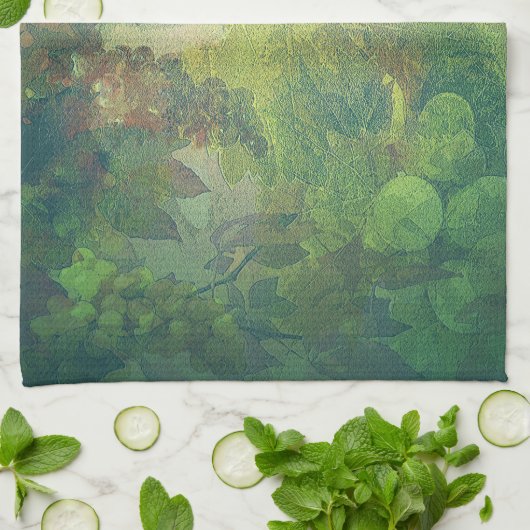 druiven theedoek (Gevouwen)