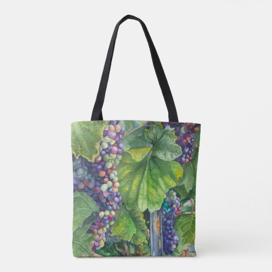 druiven tote bag (Achterkant)