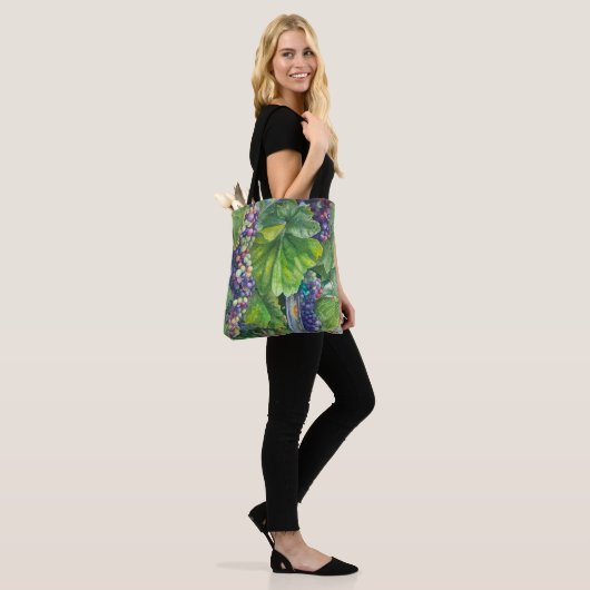 druiven tote bag (Op model)